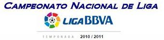 Итоги Лига BBVA Чемпионат Испании по футболу  сезон  Liga BBVA 2010-2011