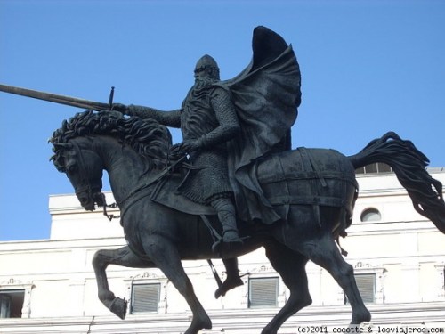 Памятник Сиду Победителю в городе Бургосе EL Cid Campeador Burgos