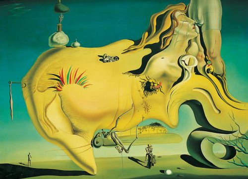 "Лицо Великого Мастурбатора"  Visage du Grand Masturbateur (Rostro del Gran Masturbador) 1929  год Сальвадор Дали Музей Королевы Софии Мадрид