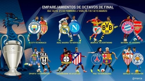 Лига Чемпионов Champions League сезон 2016-2017 , 1/8 финала Реал Мадрид Real Madrid- Наполи Nápoli. Билеты на футбол