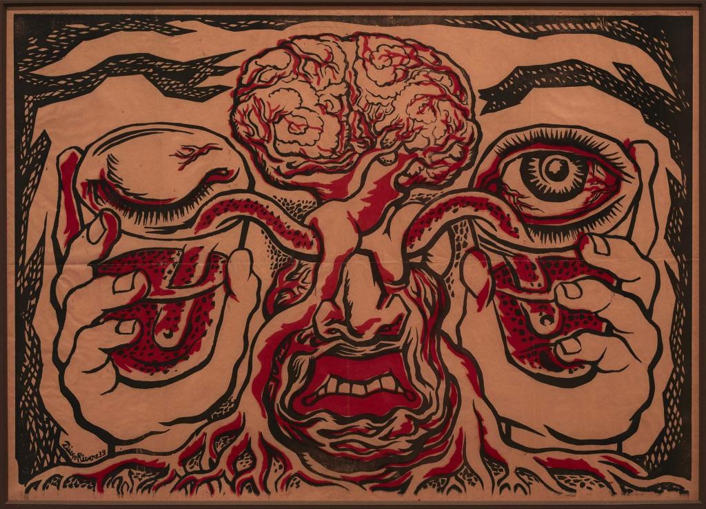 Экскурсии в Музей Современного Искусства Королевы Софии, Диего Ривера Les vases communicants (The Communicating Vessels )Сообщающиеся сосуды (1939)